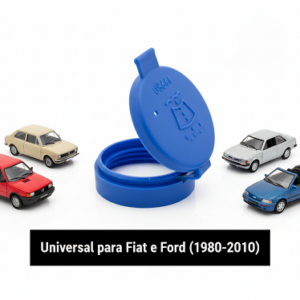 Tampa do Reservatório do Limpador de Para-brisa - Autoluc - Universal para Fiat e Ford (1980-2010)