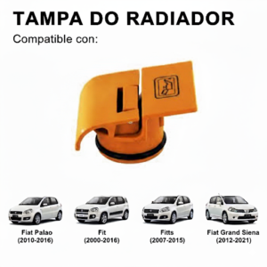 Tampa de Óleo - Fiat Palio (10-16), Uno (10-16), Siena (10-15) - Motor EtorQ - Tampa Amarela Cod, 55220257