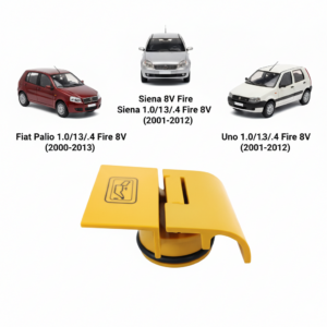 Tampa de Óleo - Fiat Palio 1.0/1.3/1.4 Fire 8V (00-13), Uno 1.0/1.3/1.4 Fire 8V (01-13), Siena 1.0/1.3/1.4 Fire 8V (01-12) - Tampa Amarela Cod. 55200024