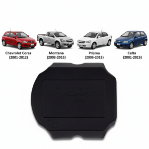 Tampa de Óleo - Chevrolet Corsa (01-12), Montana (03-15), Prisma (06-15), Celta (01-15) - Motor 8V - Tampa Preta Cod. 93334742