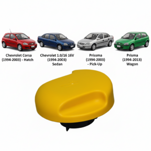 Tampa de Óleo - Chevrolet Corsa 1.0/1.6 16V (94-03) - Hatch, Sedan, Pick-Up, Wagon - Tampa Amarela Cod. 90412819
