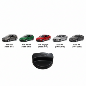 Tampa de Óleo - VW Gol (86-17), Parati (86-12), Voyage (86-16) / Audi A4 (95-10), A6 (94-10) - Tampa Preta Cod. 111115485Z