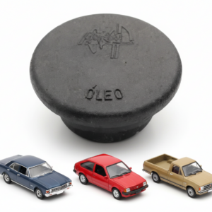 Tampa de Óleo - Chevrolet Chevette (73-93), Opala (69-92), Chevy 500 (83-95) - Tampa Preta de Borracha Cod. 8966781