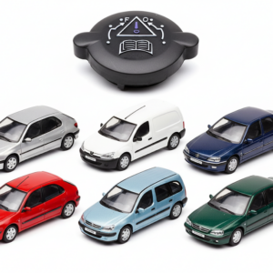 Tampa do Reservatório de Expansão 1.4 Bar Preta - Peugeot 306 (94-01), Partner (99-13), 405 (93-97) / Citroën Xsara (98-03), Berlingo (98-07), Xantia (94-01)  Cod. 130684