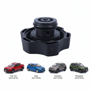 Tampa do Reservatório de Expansão 1.45 Bar - Fiat Toro (2016-2018), Argo (2017-2018), Compass (2017-2018), Renegade (2016-2018) Cod. 53330779