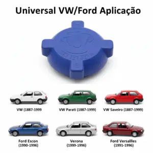 Tampa do Reservatório de Expansão 1.4 Bar Azul - Universal VW/Ford Aplicação Principal: VW Gol (1987-1999), Parati (1987-1999), Saveiro (1987-1999), Santana (1986-2006) / Ford Escort (1990-1996), Verona (1989-1996), Versailles (1991-1996) e ... Cod. 547121321
