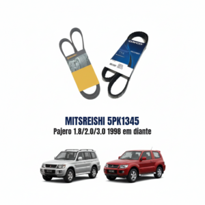 CORREIA POLY V MITSUBISHI 5PK1345 (Pajero 1.8/2.0/3.0 1998 em diante)