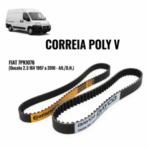 CORREIA POLY V FIAT 7PK1076 (Ducato 2.3 16v 1997 a 2010 - Alt./D.H.)